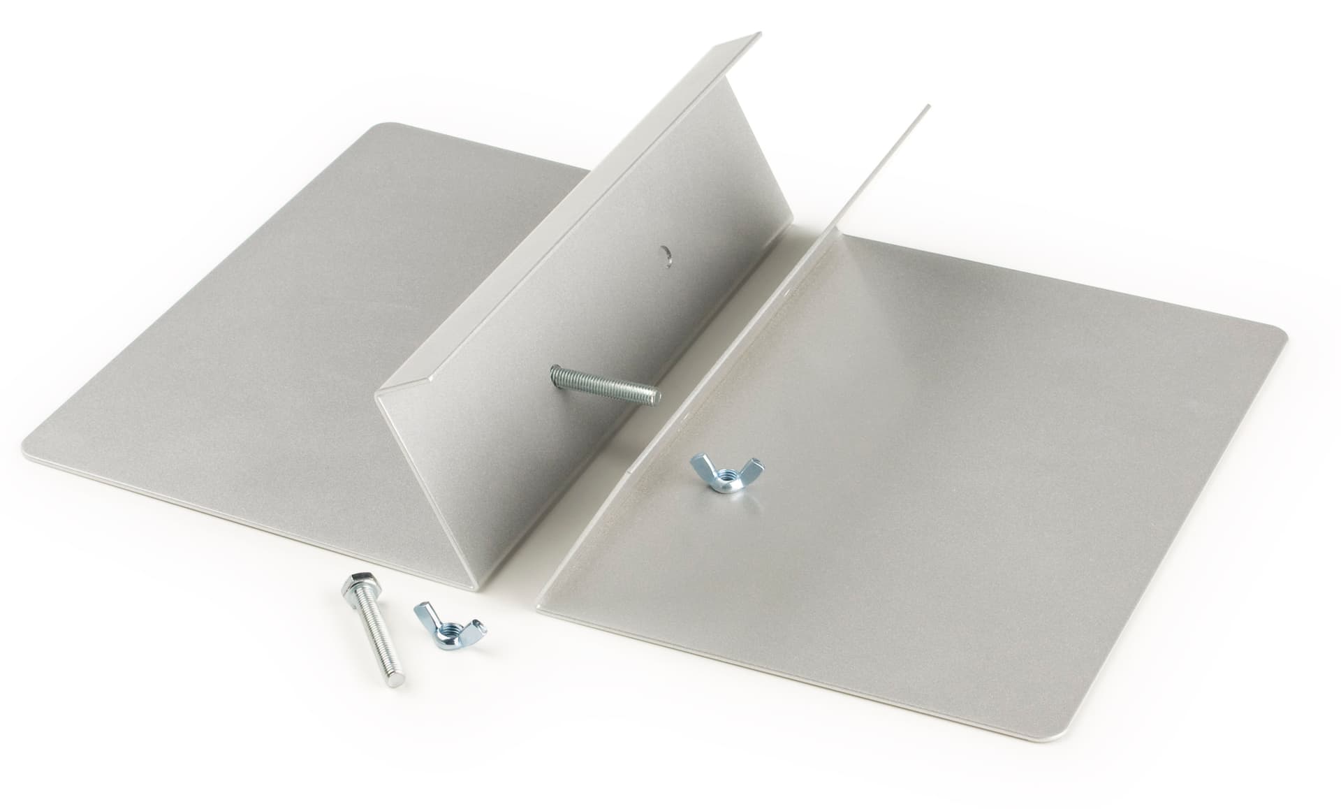 Silver Double Sided Sign Holder May be Used Outside