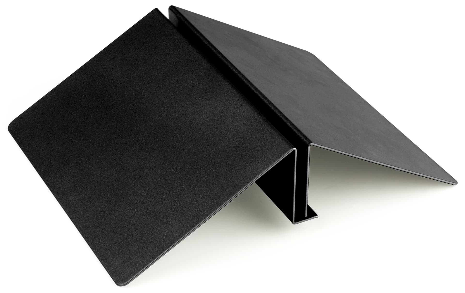 12" Wide Black Sign Wedge