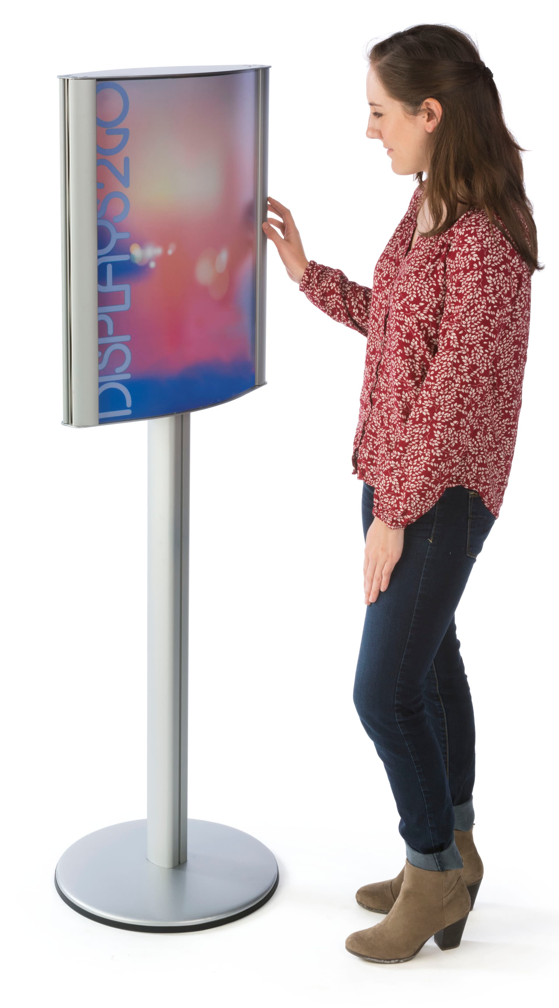Standing Poster Holder for Floor Use