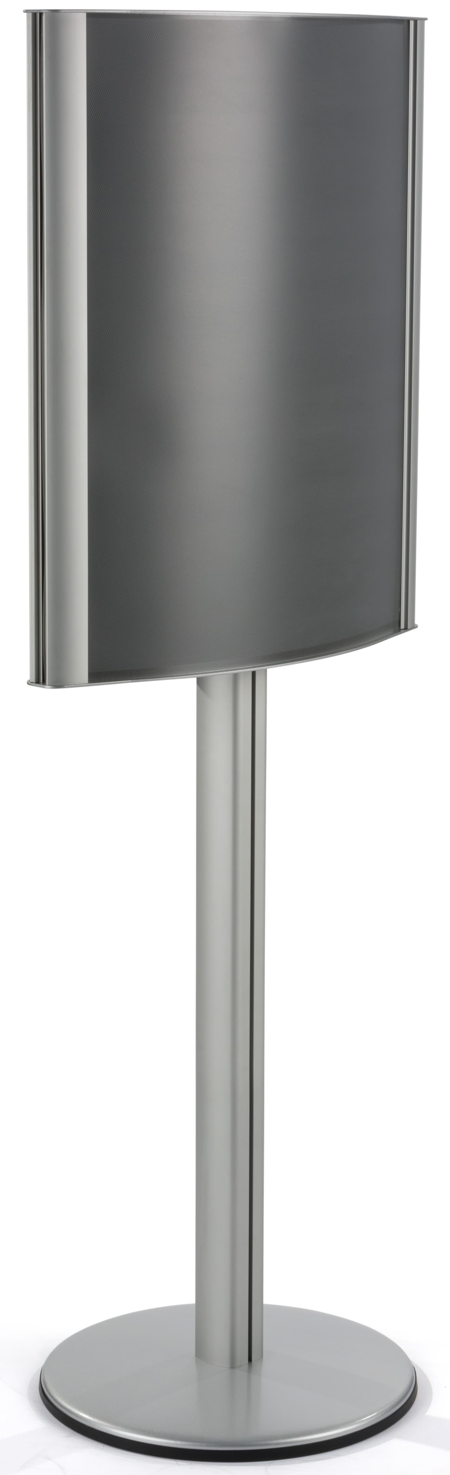 Curved 22 x 28 Poster Stand with Snap-Open Frame
