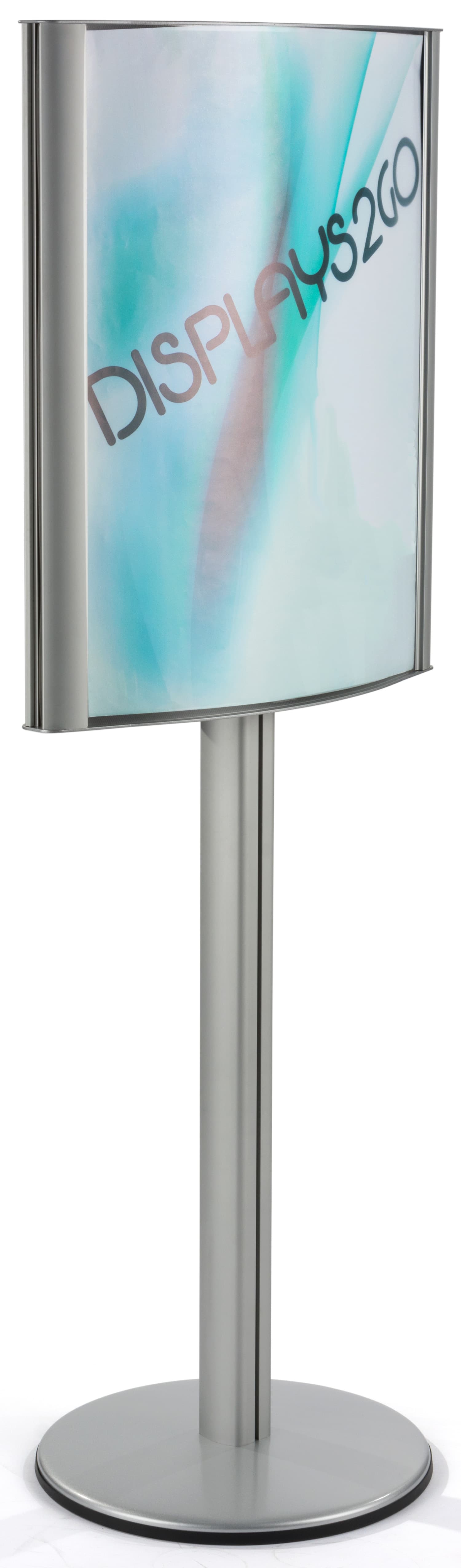 Double Sided Curved 22 x 28 Poster Stand