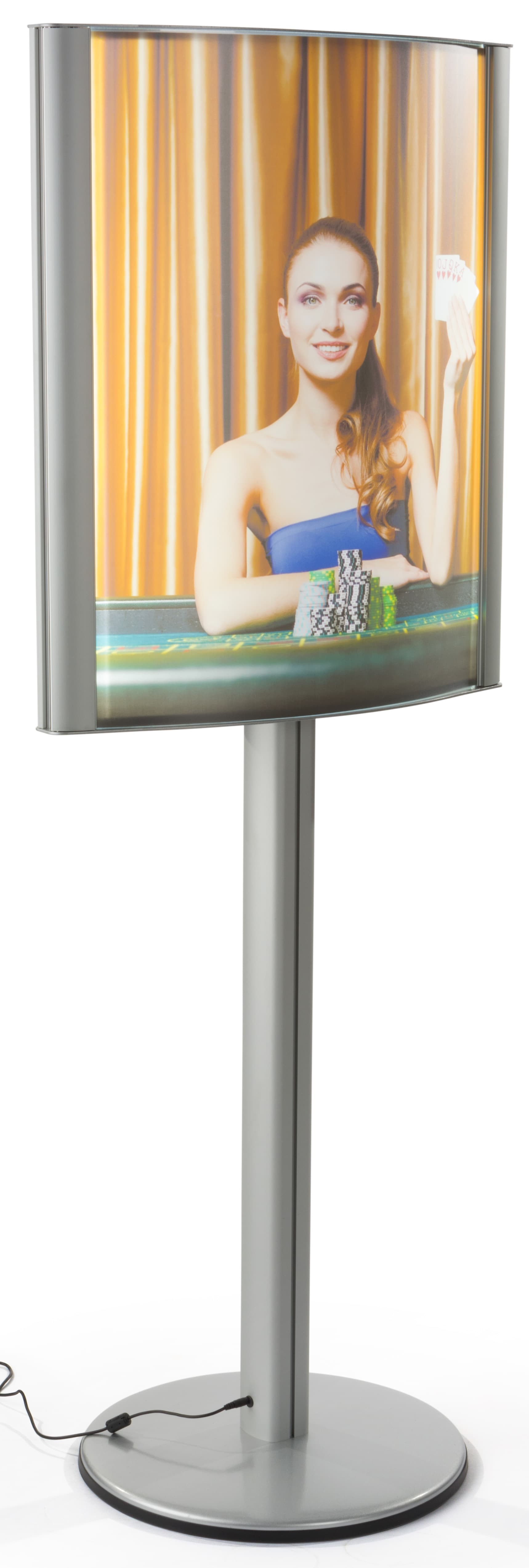 Snap-Open 22 x 28 Curved Lightbox Stand