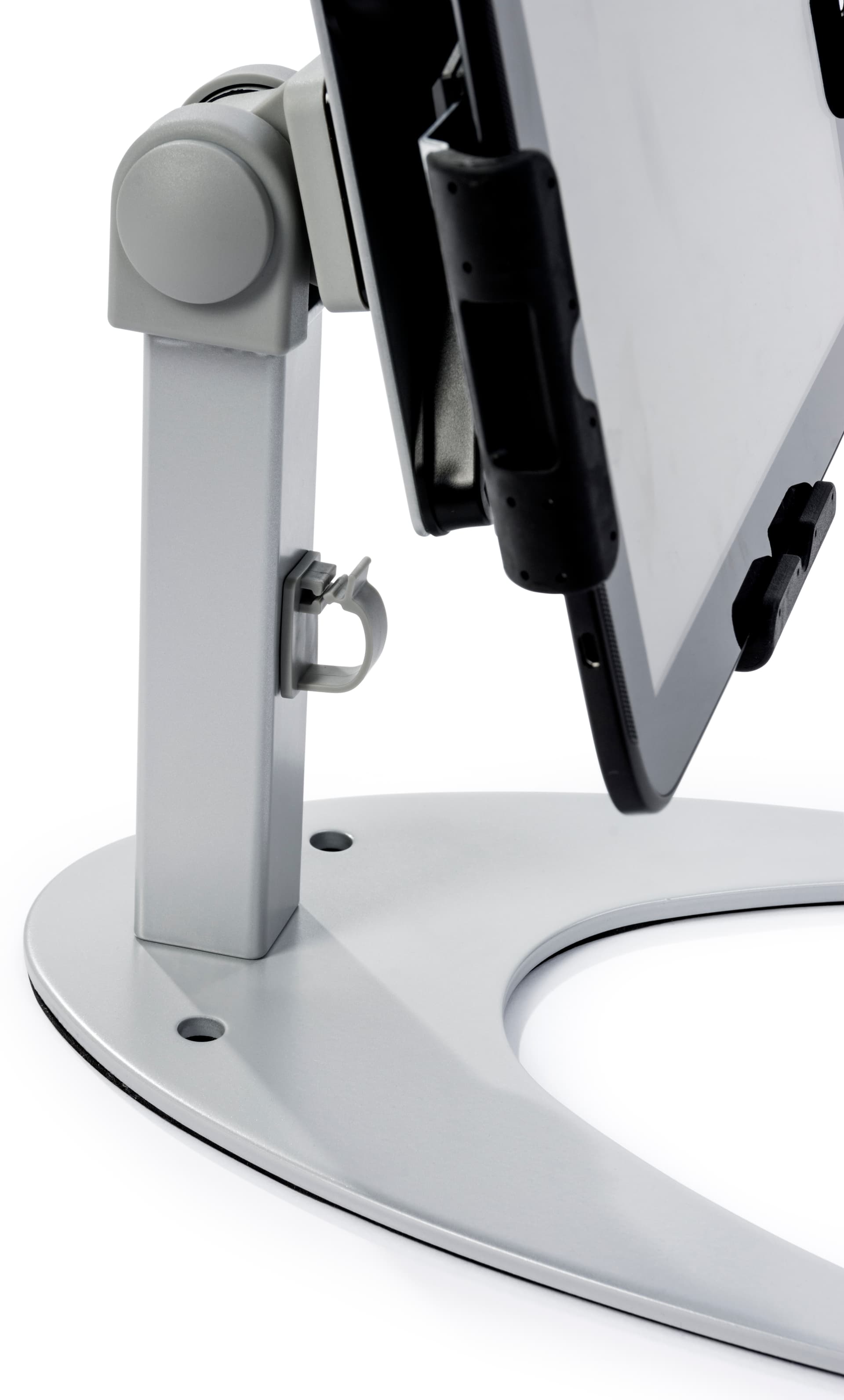 Aluminum Tablet Stand with Integrated Cable Management