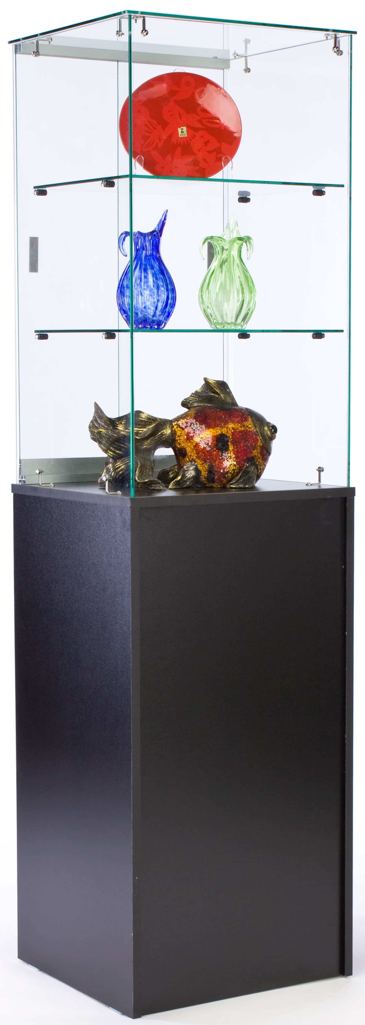 Glass Cabinet With Frameless Design
