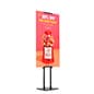 Free Standing Poster Holder with Adjustable Height Positions and Secure Sign Display