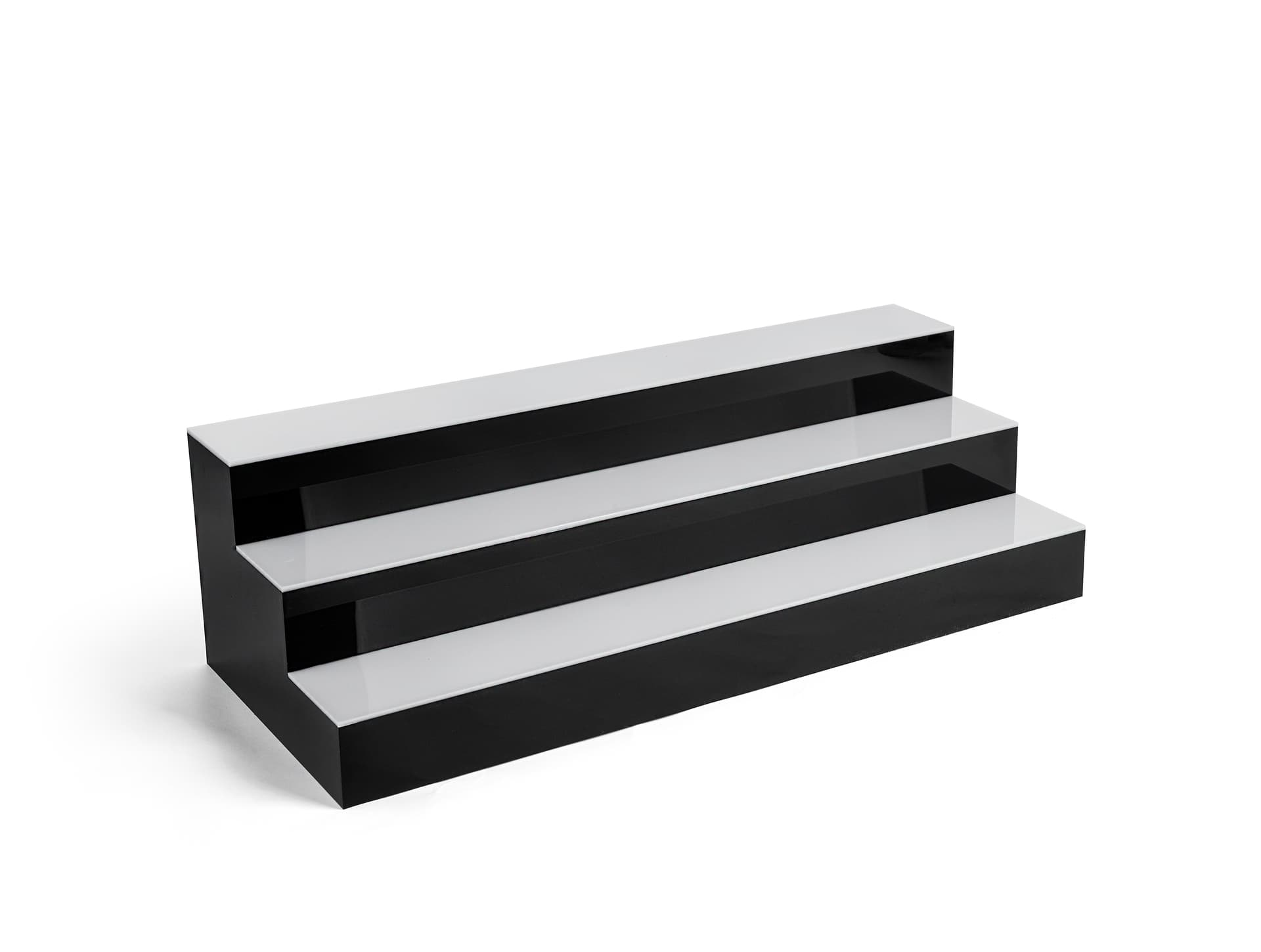 tiered LED bar shelf displays for counter placement