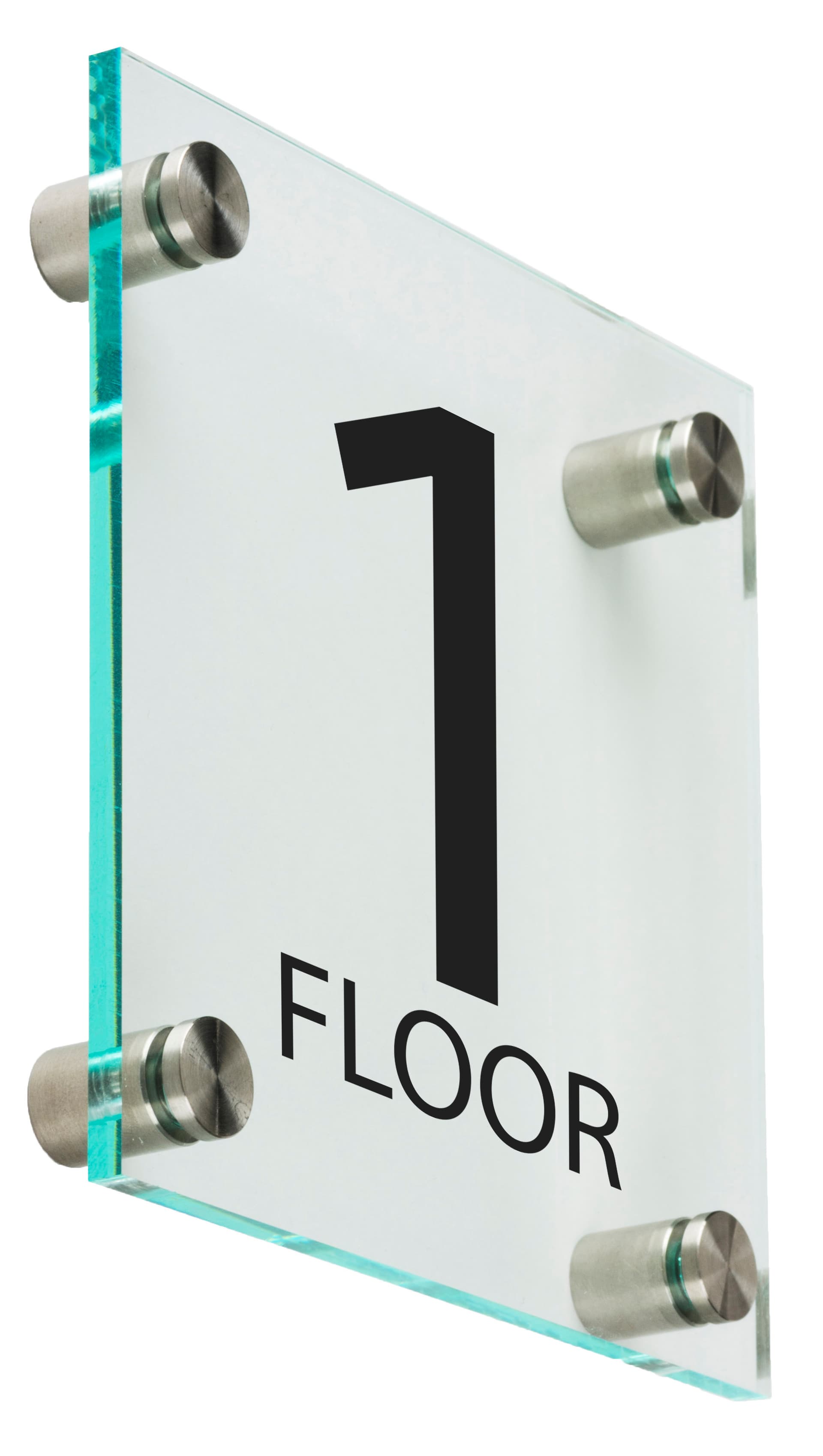 Elevator Floor Number Signs with Standoffs