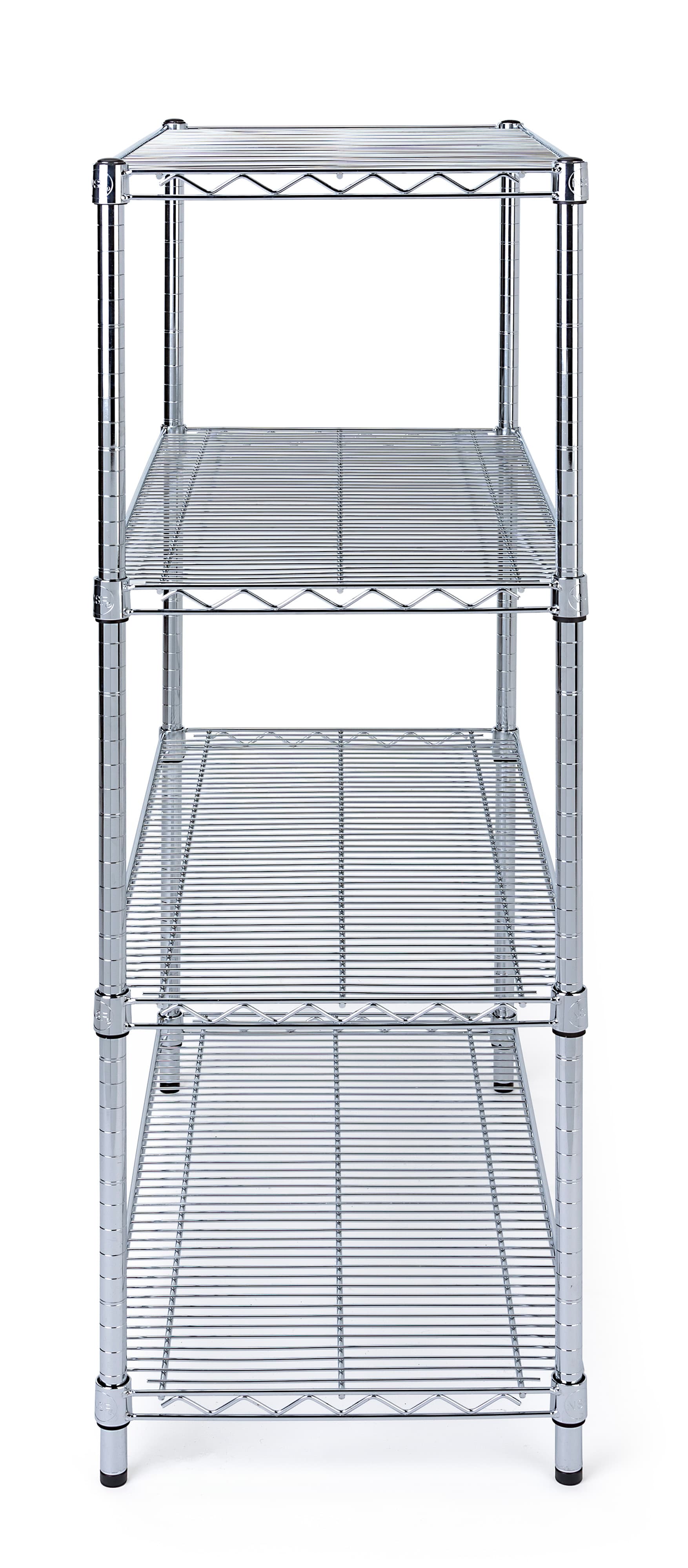 Commercial wire rack shelving have 1.2 inch thick poles to support this unit