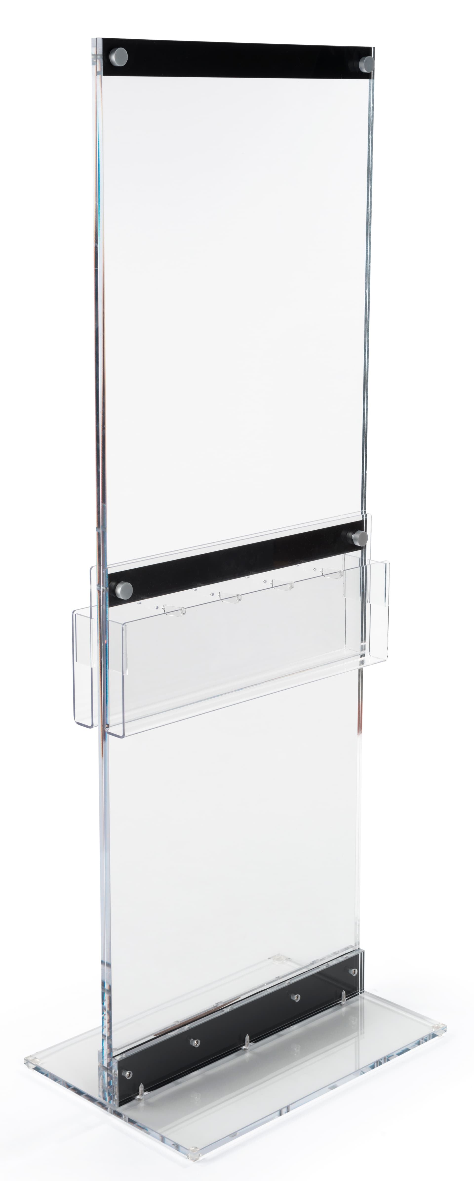 Custom Acrylic Display with Pockets for (1) 22" x 28" Poster