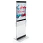 (2) 22” x 28” Acrylic Poster Stand, 4"/8.5"w, Custom Printed - Clear