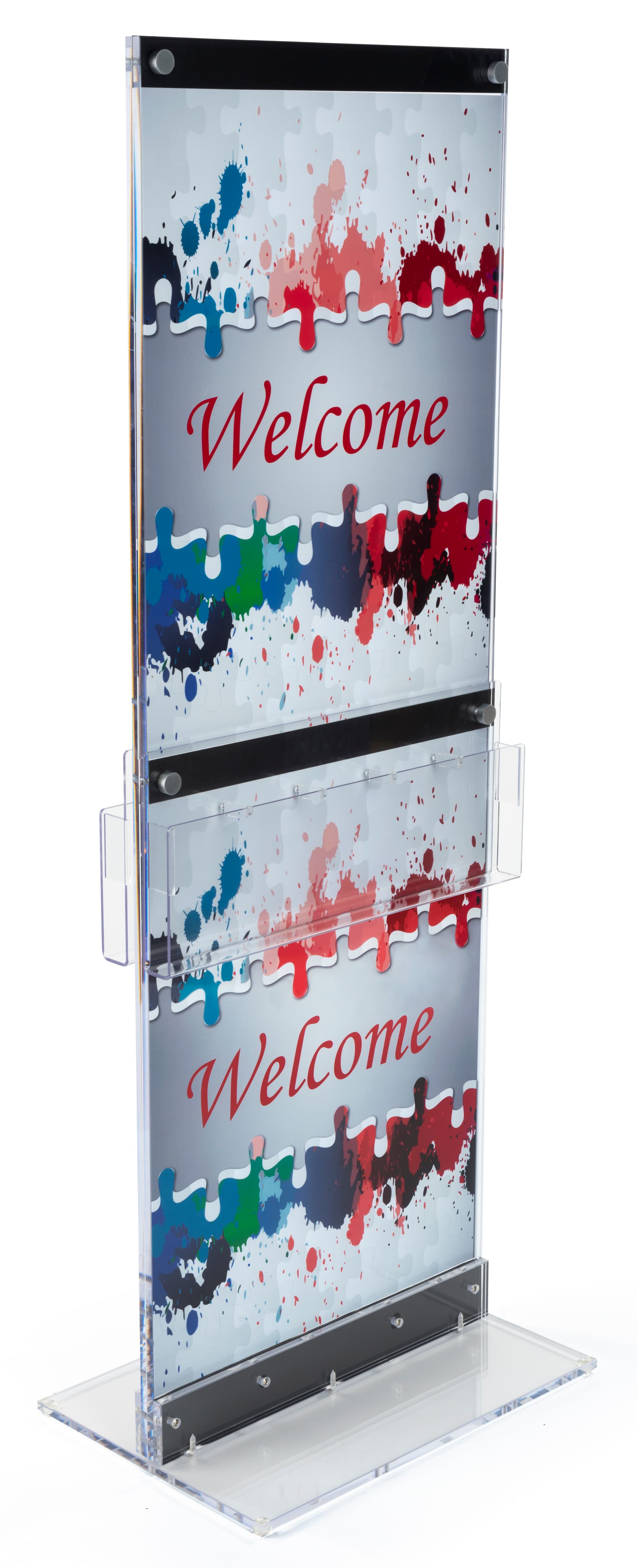 Custom Graphic with Brochure Holders& Acrylic Construction
