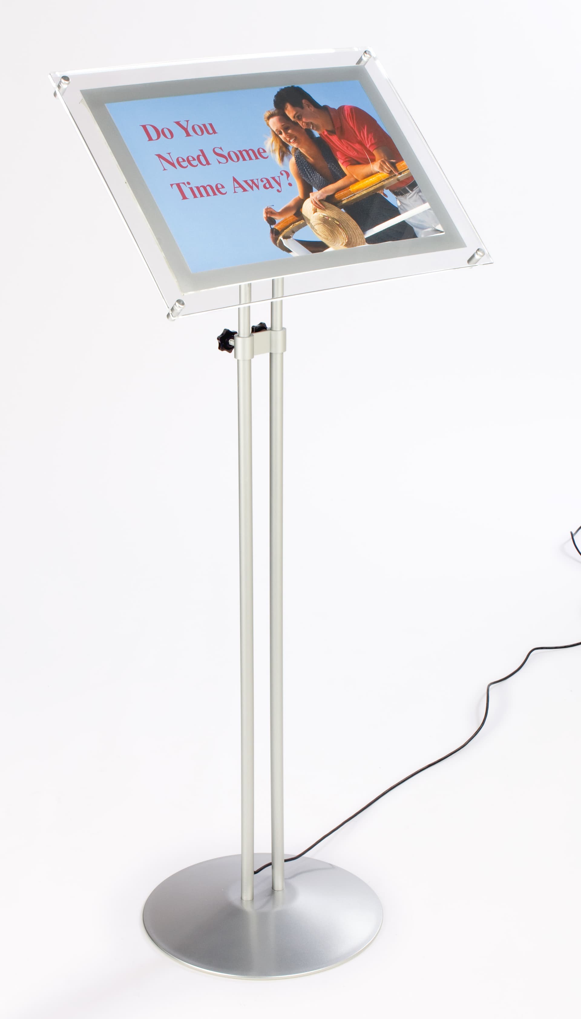 Floor Standing Illuminated Menu Holder | Displays2Go