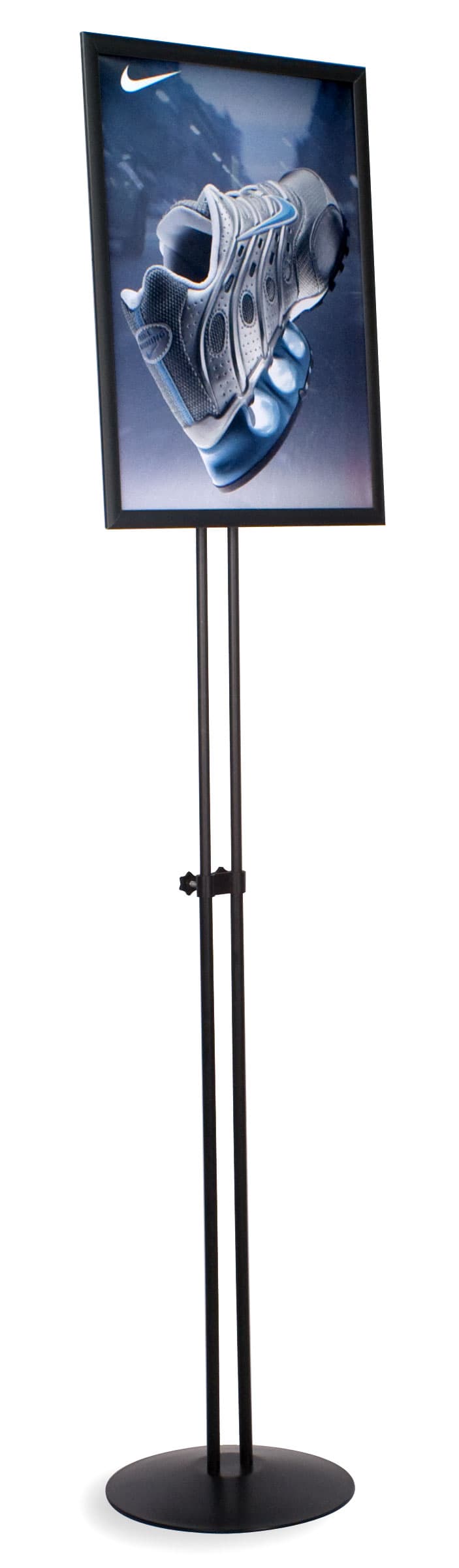 Sign Display w/Fully Adjustable Design: 18" x 24" Black