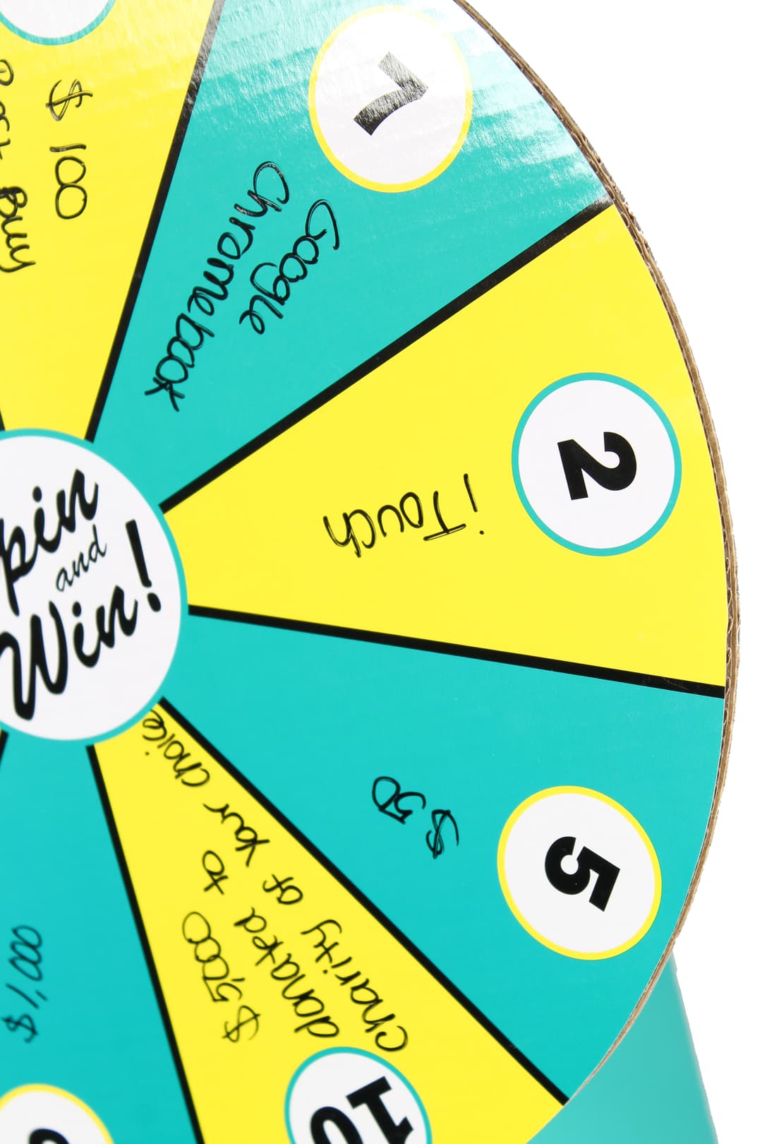 Cardboard Prize Wheel | Pop Up Office Game | Displays2Go