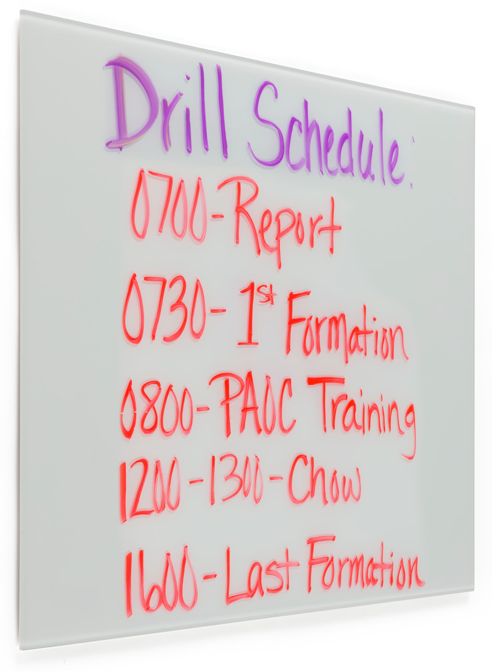 Modern 24 x 18 Magnetic Glass Whiteboard