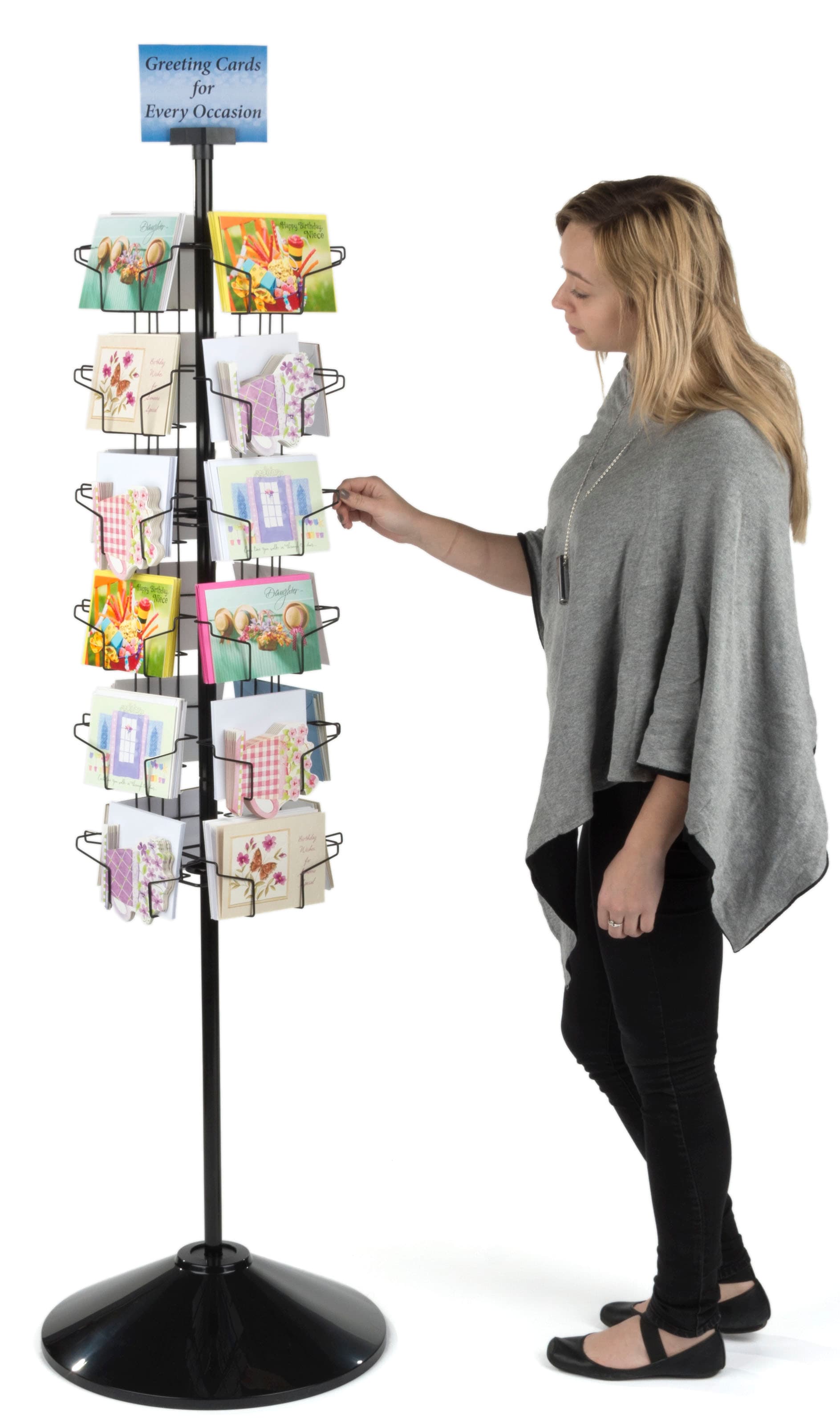 4 Sided Postcard Display Stand