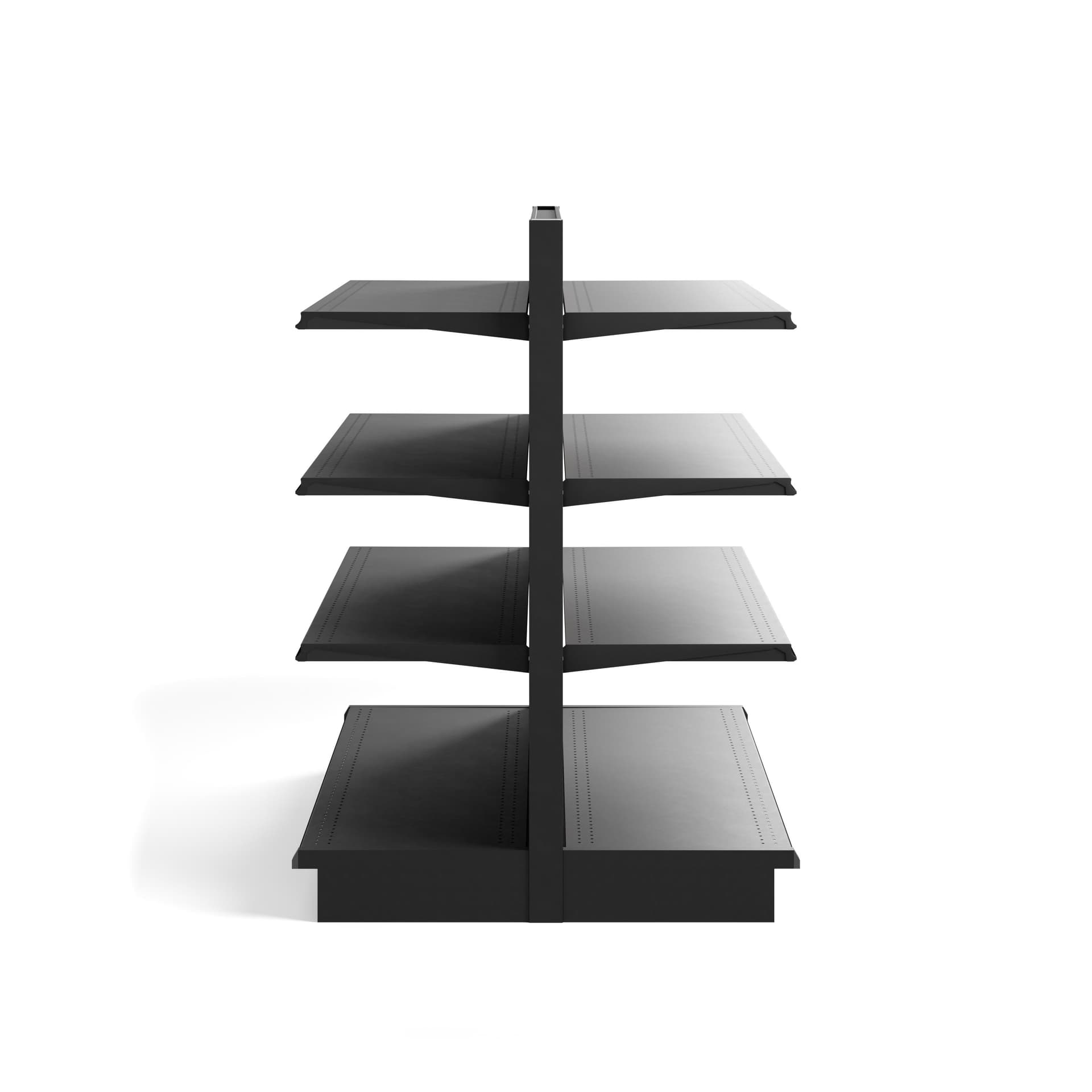 double sided retail gondola shelving