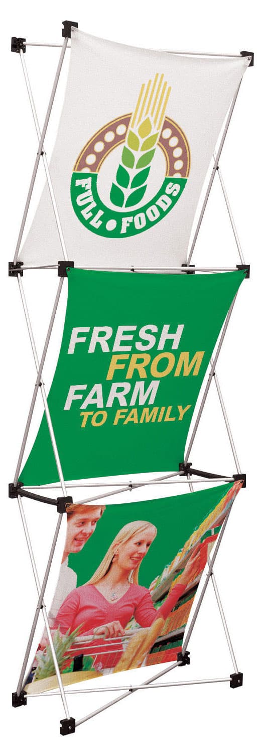 Popup trade show displays with 3D design