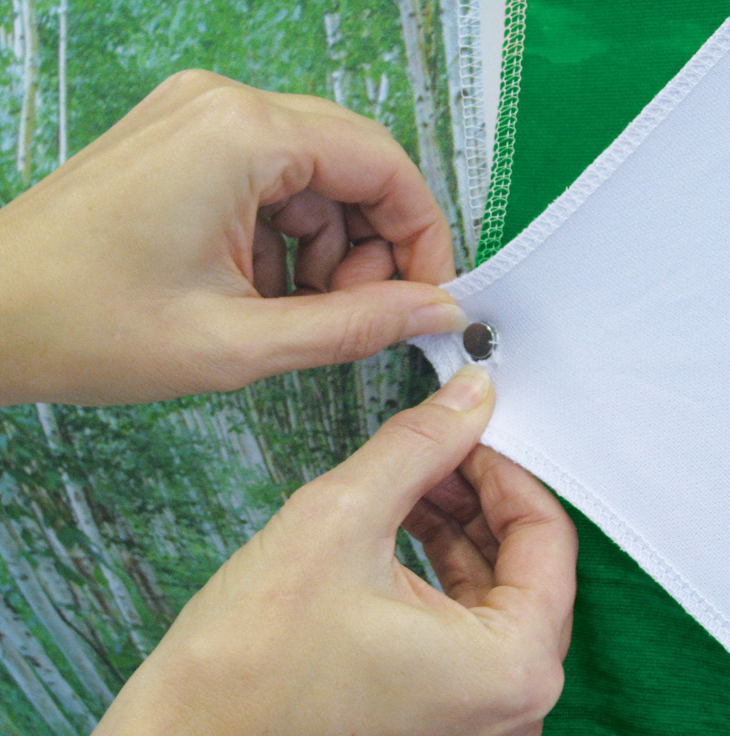 3 x 3 pop up with button panels