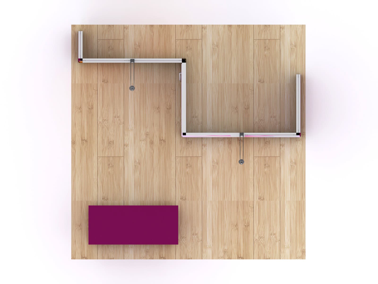 Modular exhibit booth for trade show events