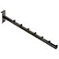 18” Metal Gridwall 7-Ball Waterfall Hook - Black