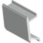 Shelf Talker Sign Holders for Price Channels, Front Facing, Set of 100 - Clear