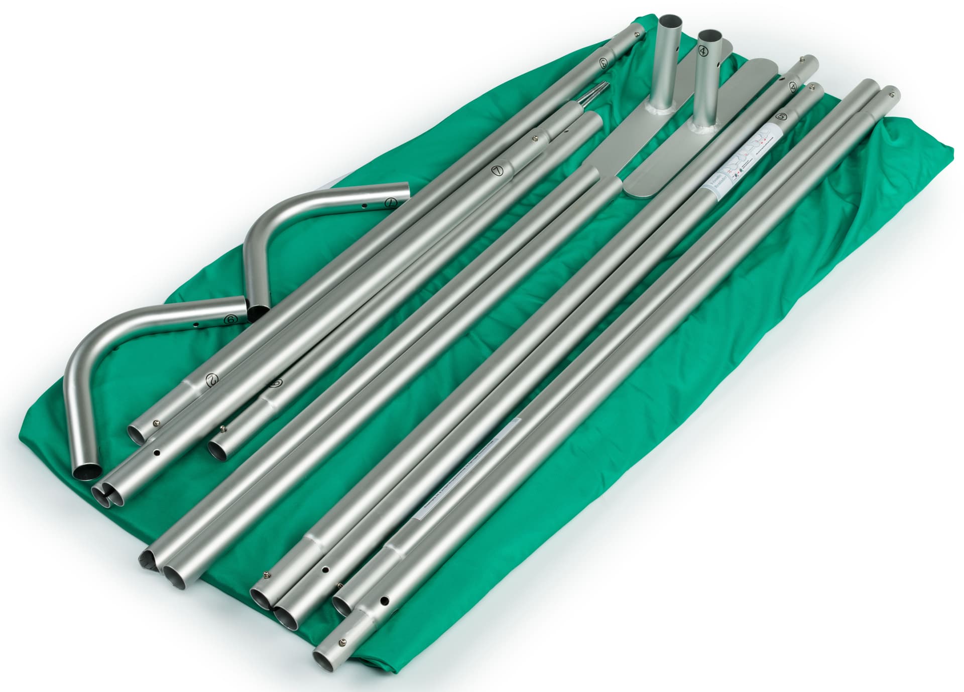 Chroma key fabric backdrop with portable design
