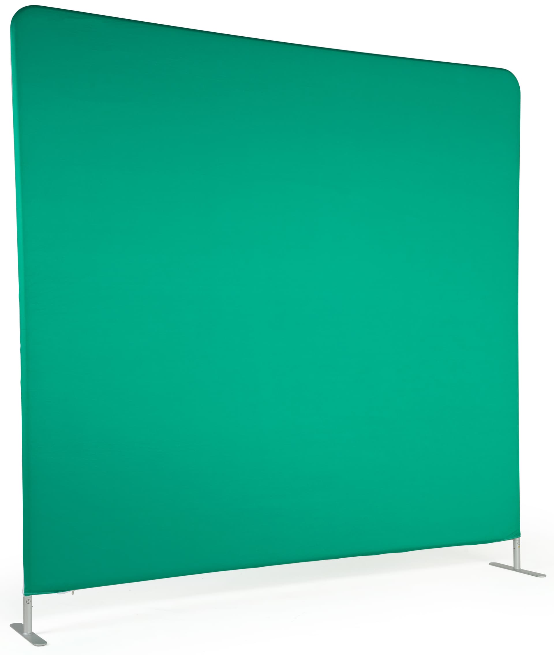 Chroma key fabric backdrop with matted finish