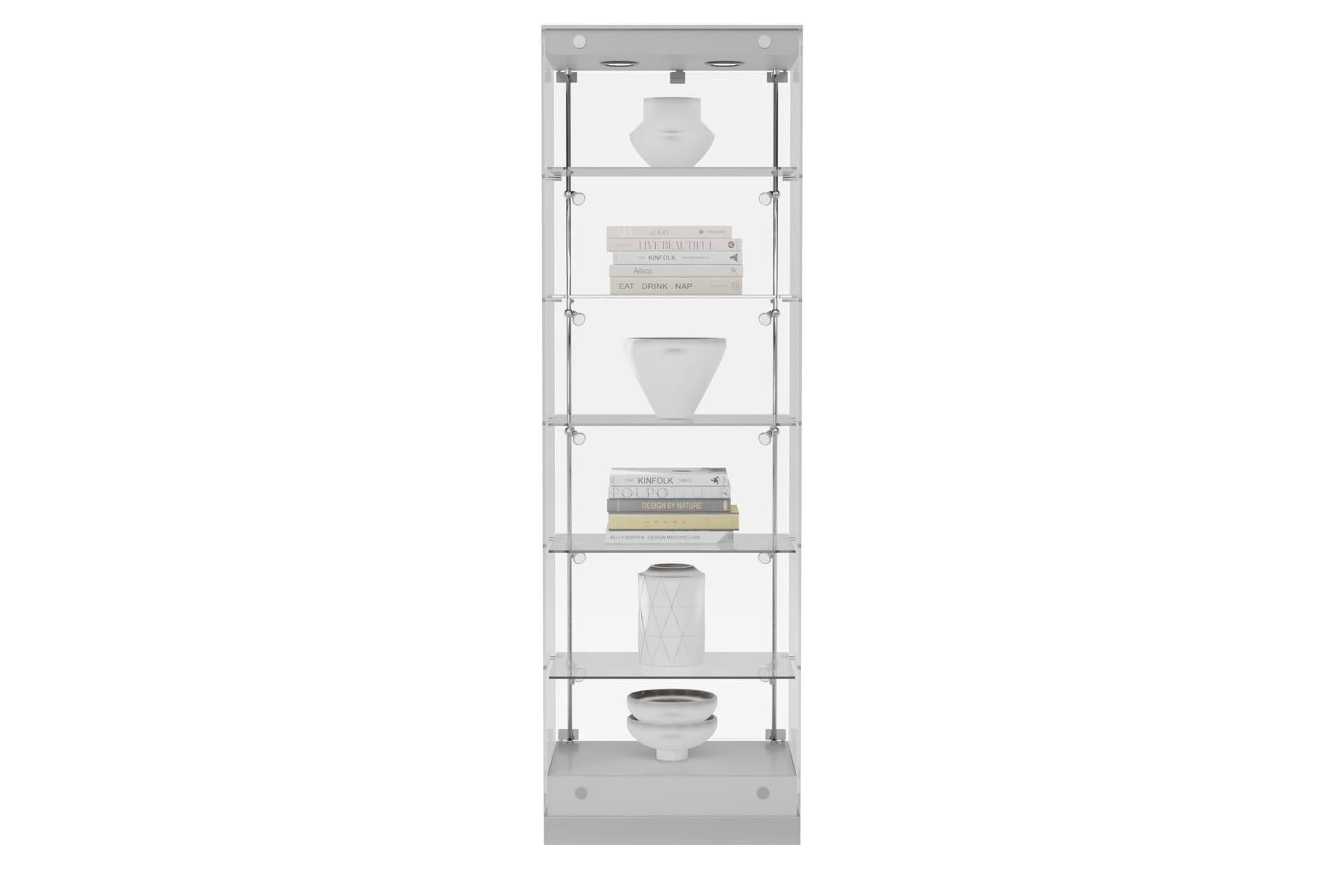 LED Tower Cabinet with Frameless Design