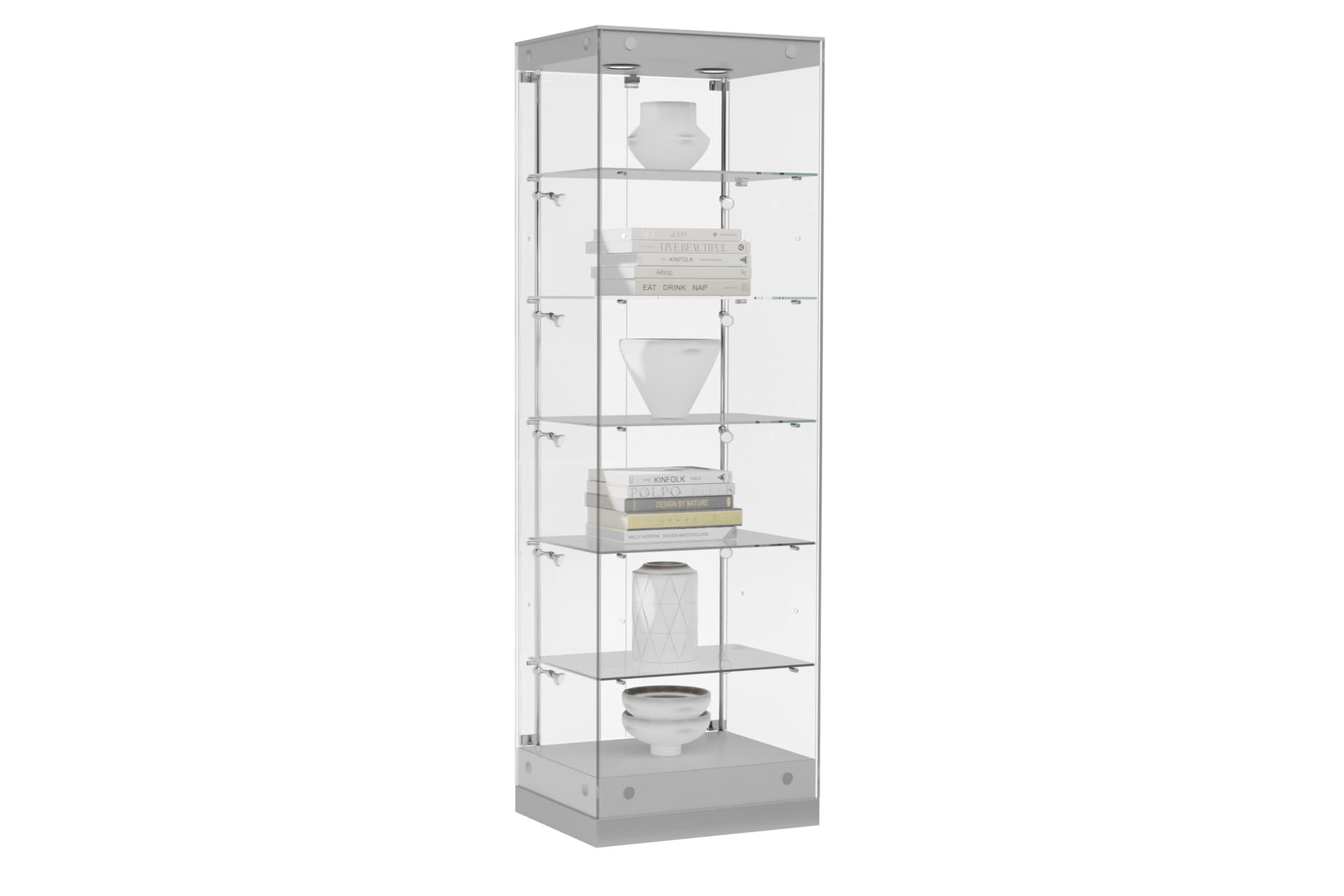 Frameless LED Tower Cabinet