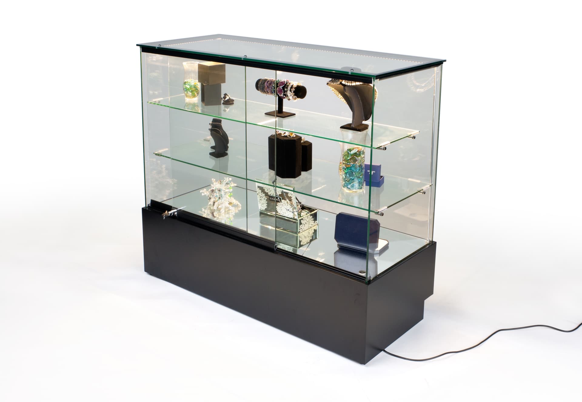 Glass Jewelry Showcase