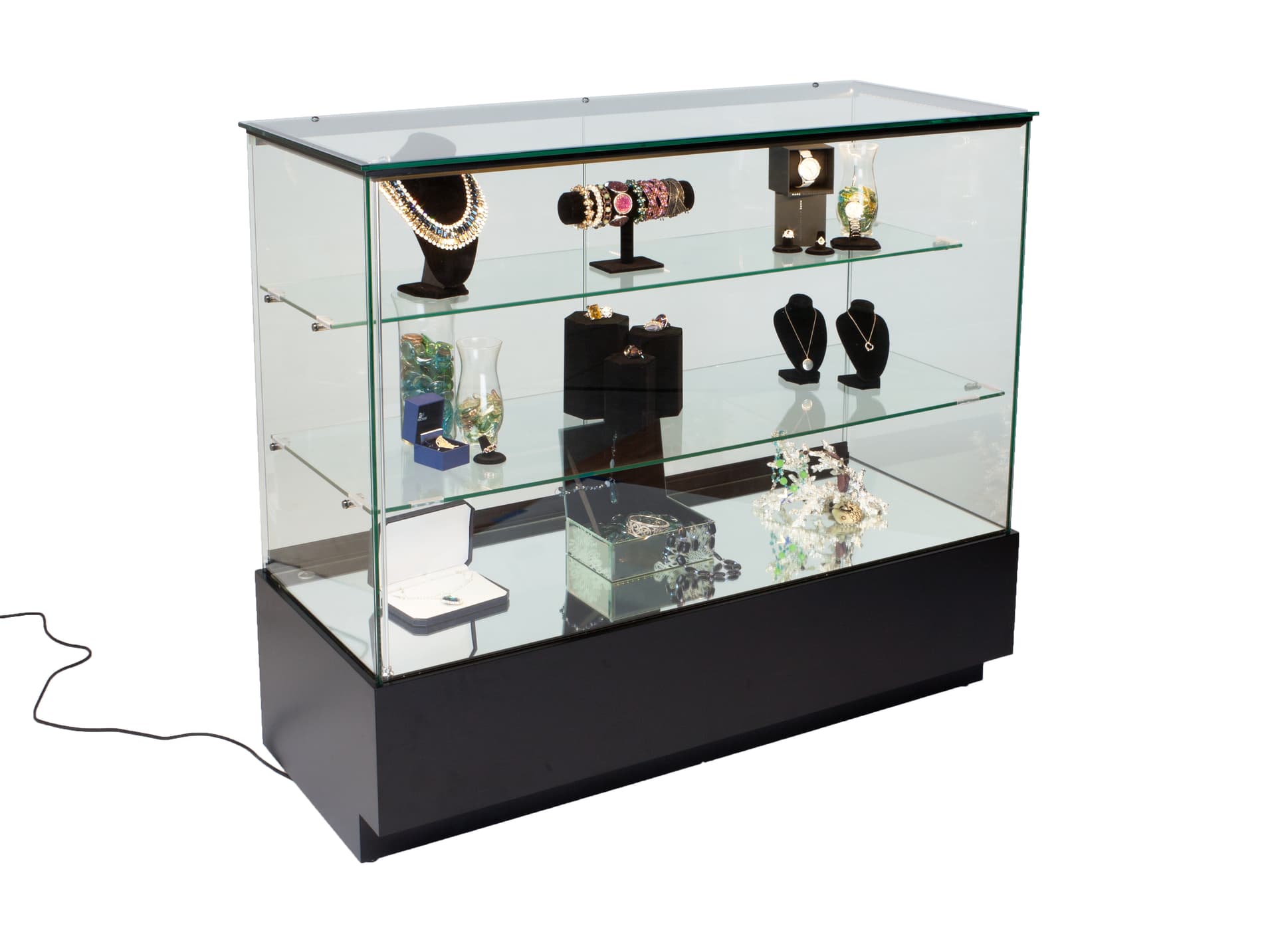 Glass Jewelry Showcase