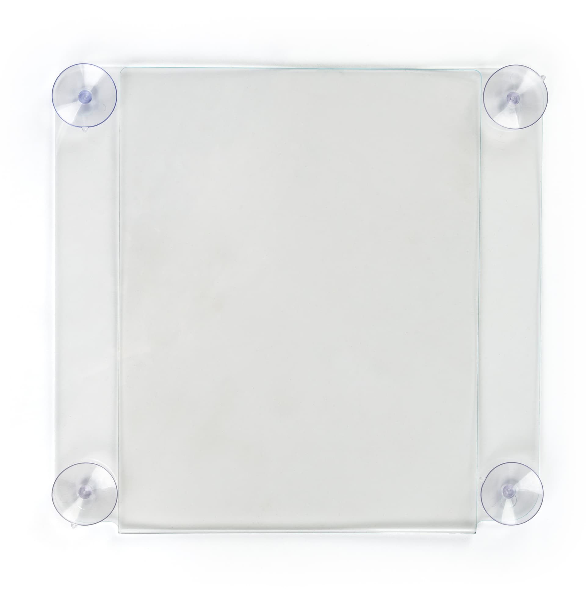 Window sign holder for non-porous surfaces