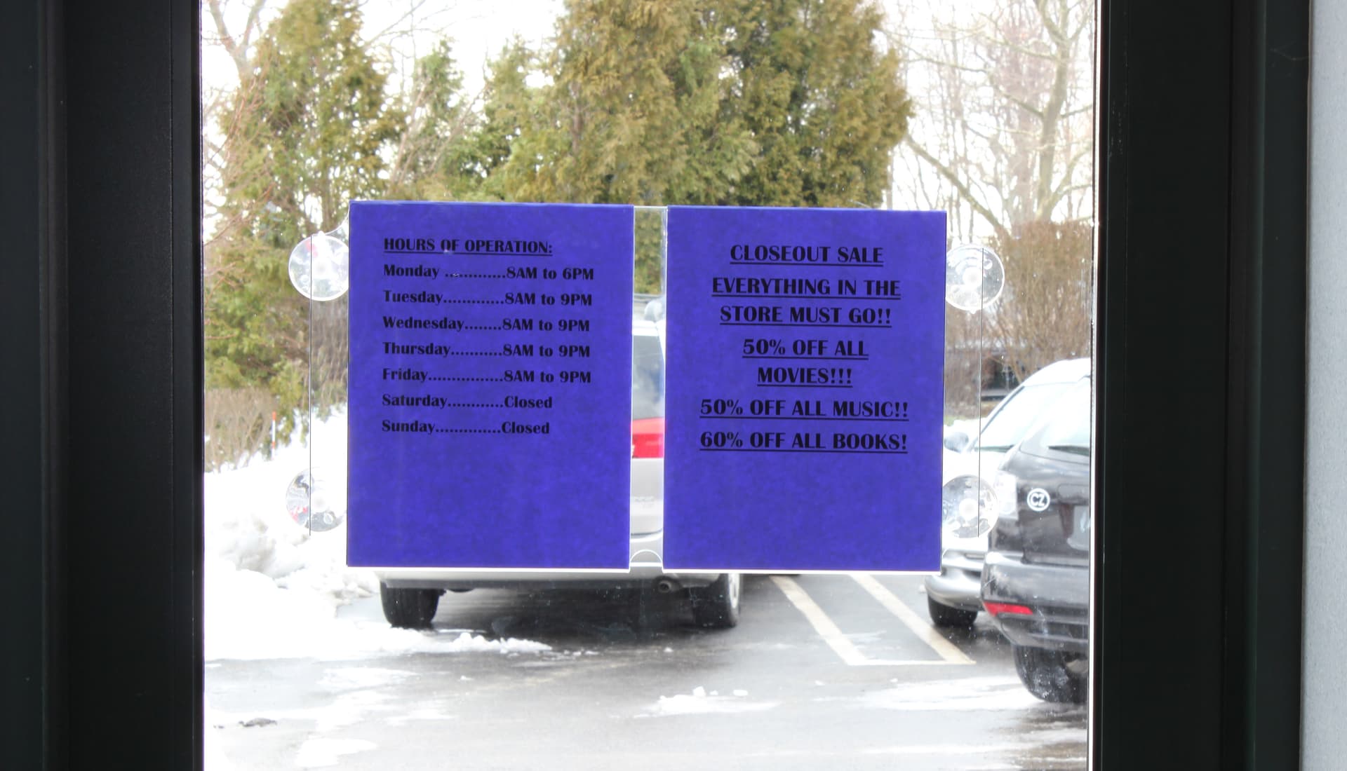 Suction Cup Sign Holder