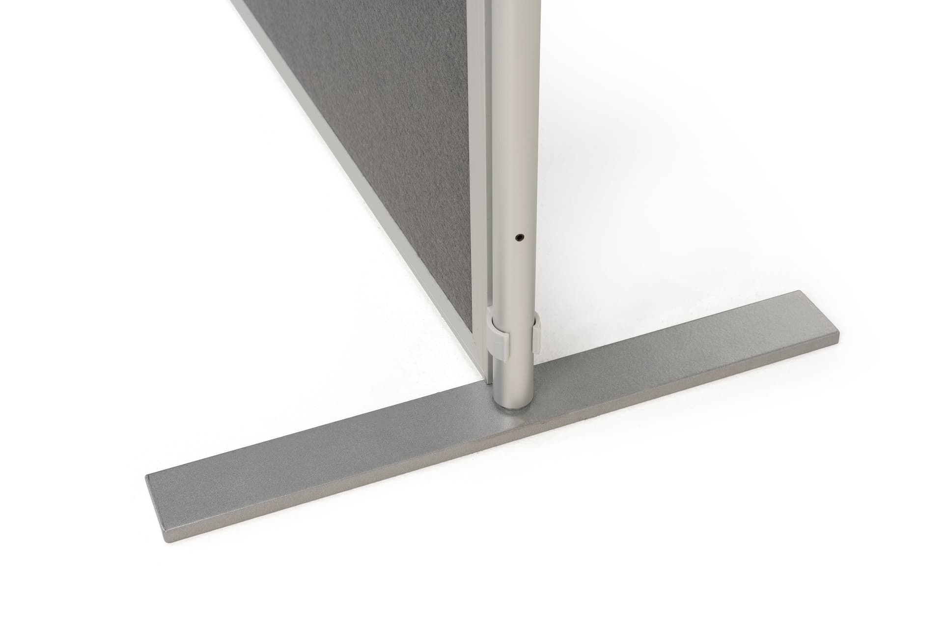 Folding portable backdrop panels with steel feet 