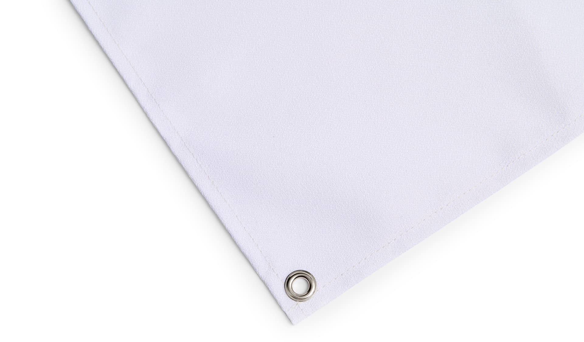 Full color custom banners with eco-friendly 100% recycled polyester material