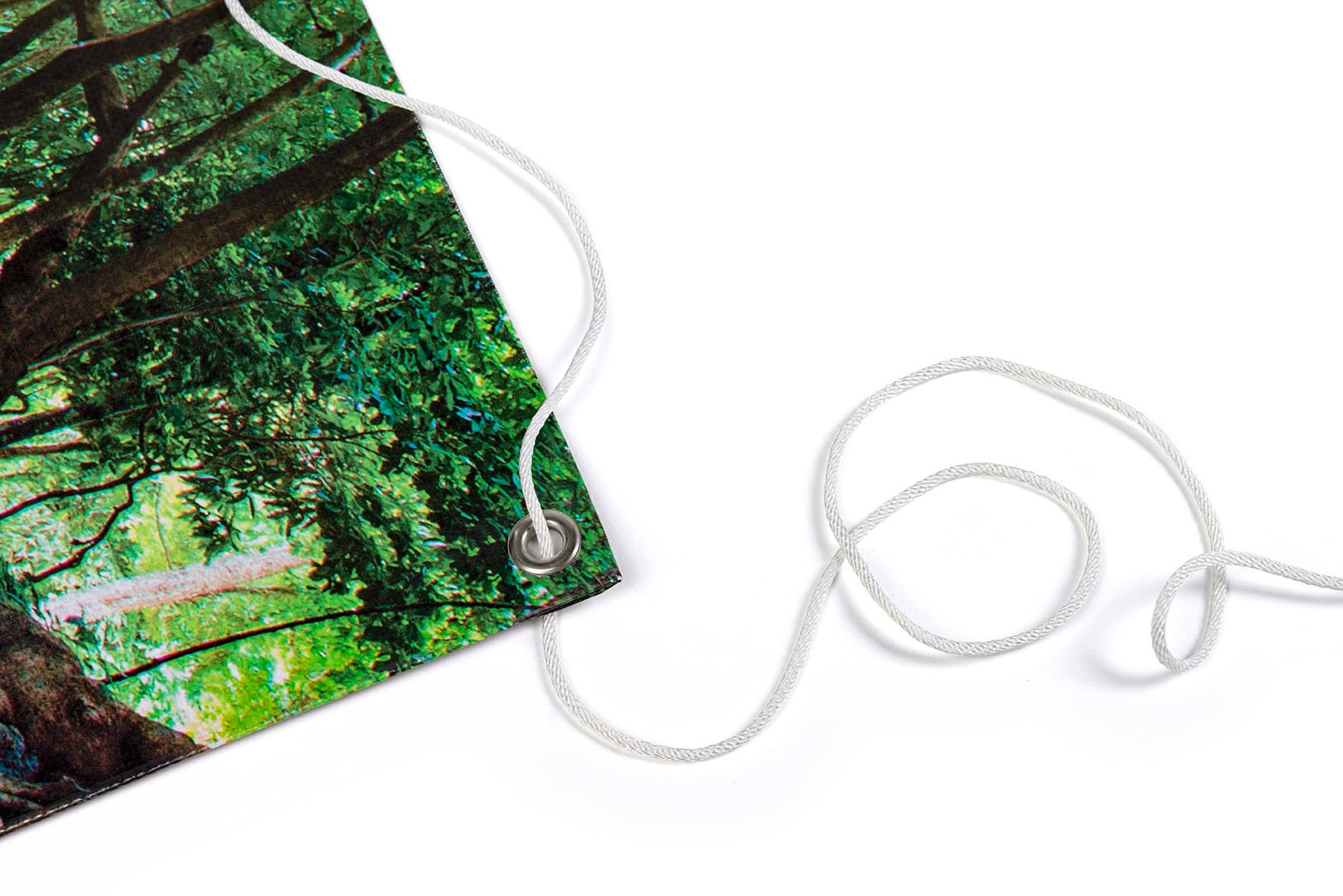 PVC banner with easy hanging options