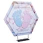 74.8 x 74.8 Backdrop w/ Hexagonal Shaped Frame, 1 or 2 Sided Graphics - Full Color