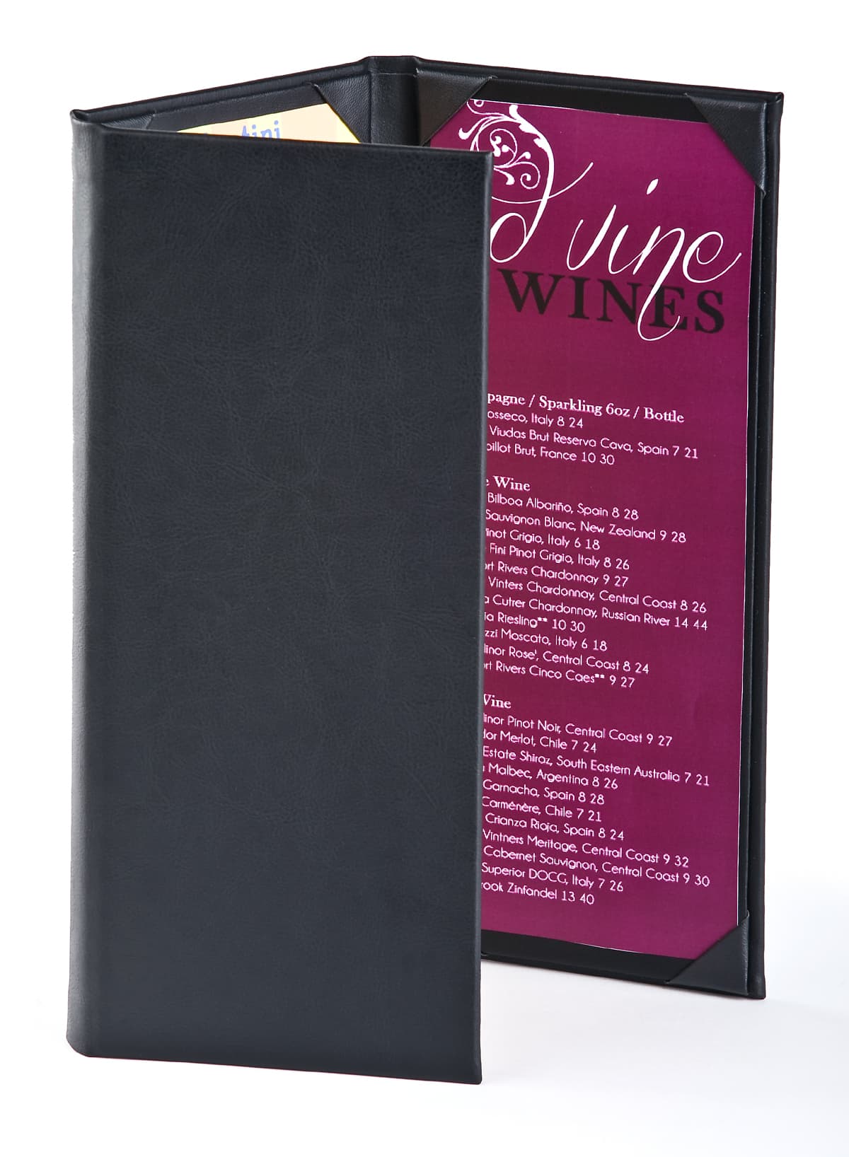 Bar Menu Covers