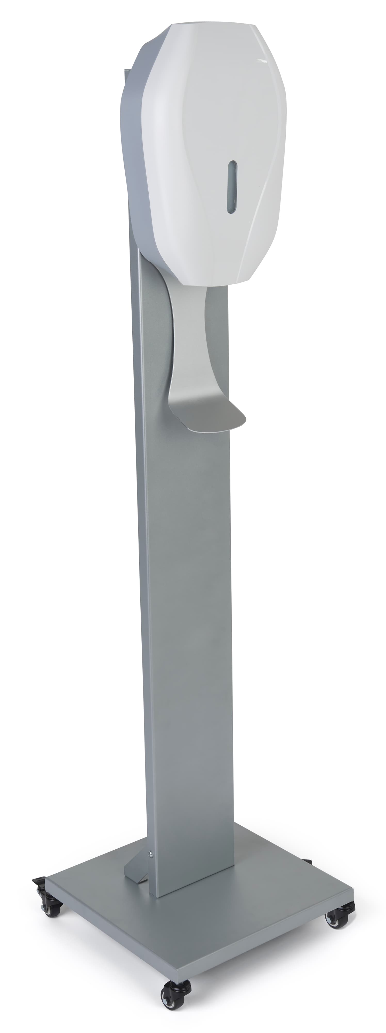 Silver 5L rolling sanitization station