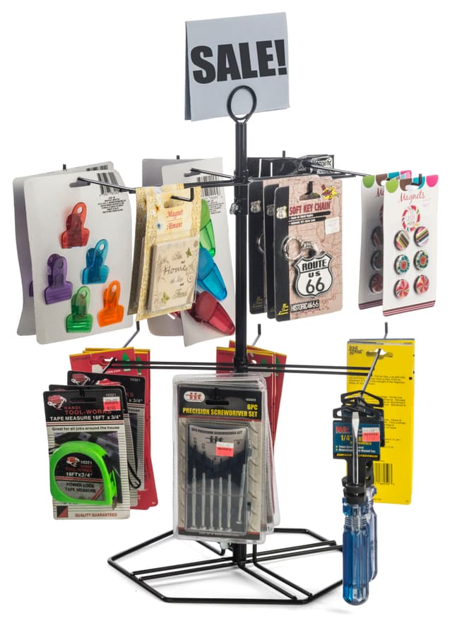 Counter Spinner Rack | 12 Hooks | Displays2Go