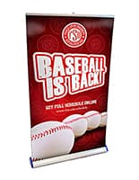 Premium banner stand - poster only with full color graphics