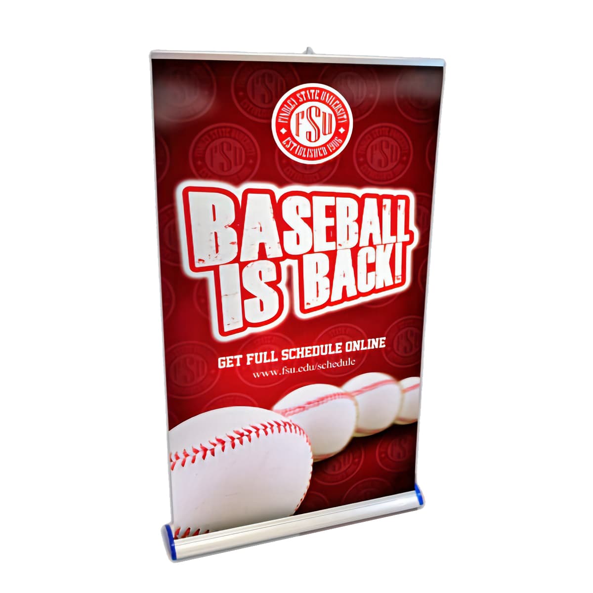Premium banner stand - poster only measures 80 feet tall