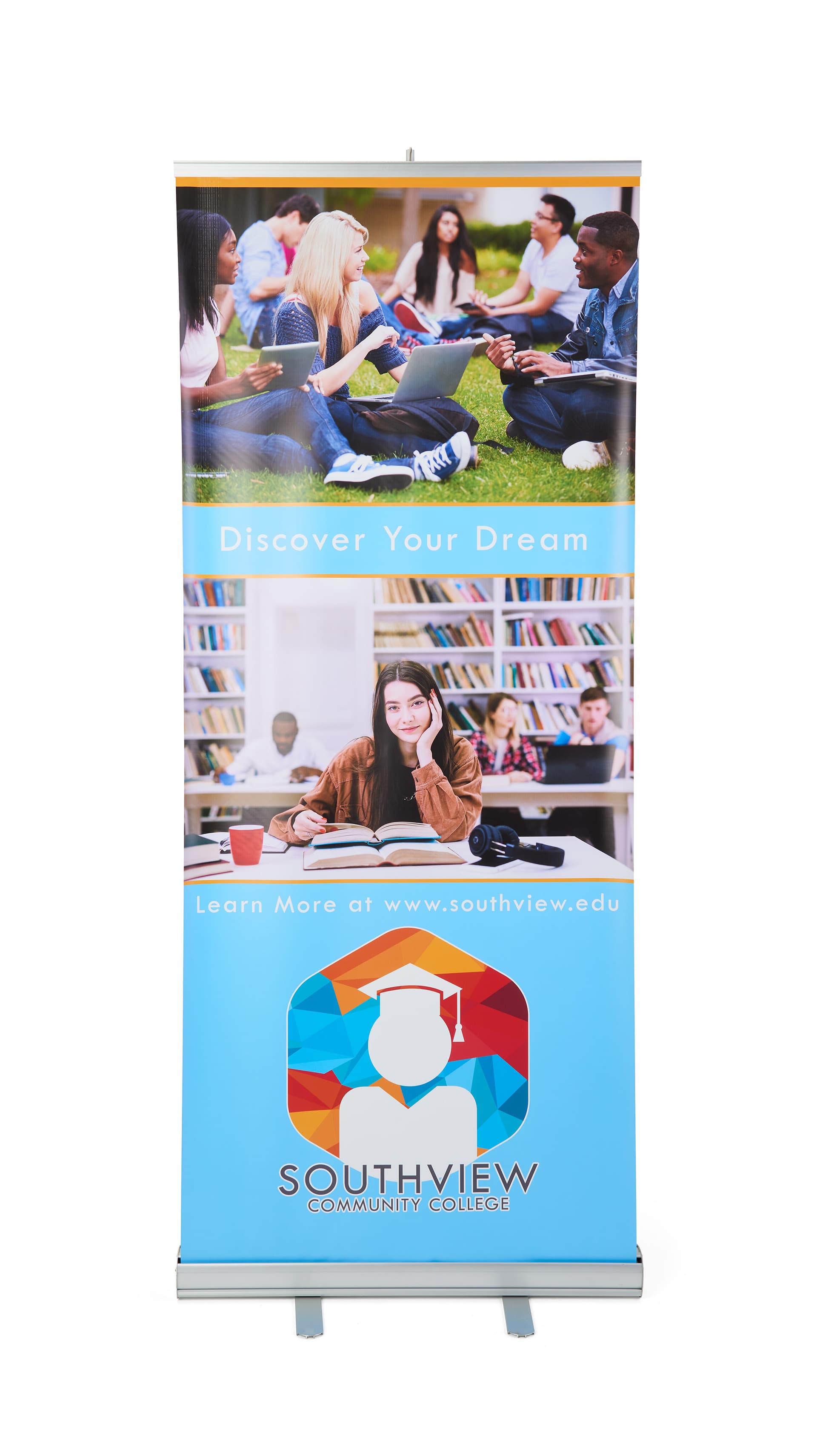 Basic trade show package with retractable banner