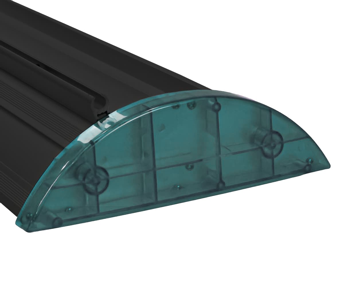 Hardware only premium banner stand with black base 