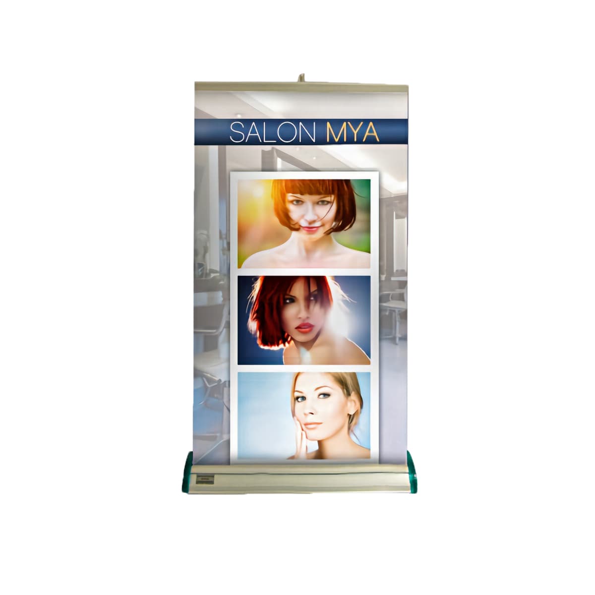 Premium tabletop banner with full color graphics