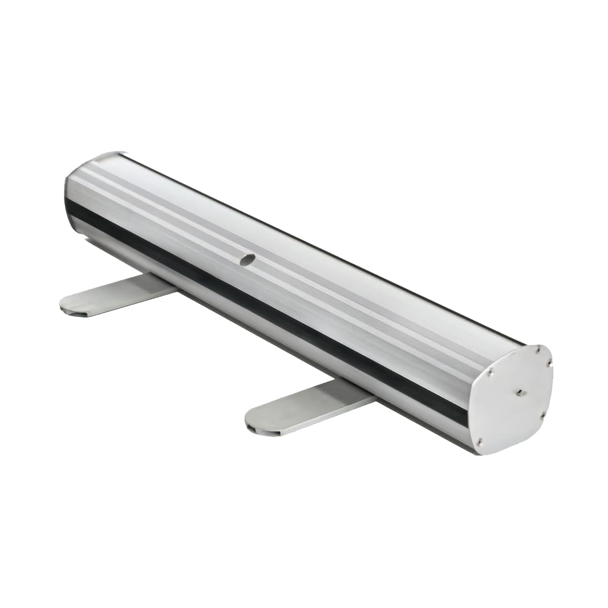 Budget tabletop banner stand with durable aluminum frame 