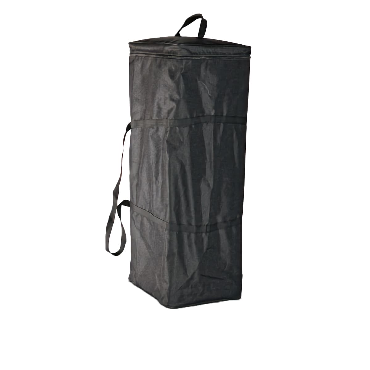 Tote bags for quick fabric banner displays with soft sided exterior
