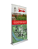 Premium double-sided retractable banner with custom printing 