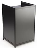 Cash Counter: 24" Wide Black Checkout Counter cash counter